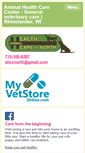 Mobile Screenshot of animalhealthcarenorth.com